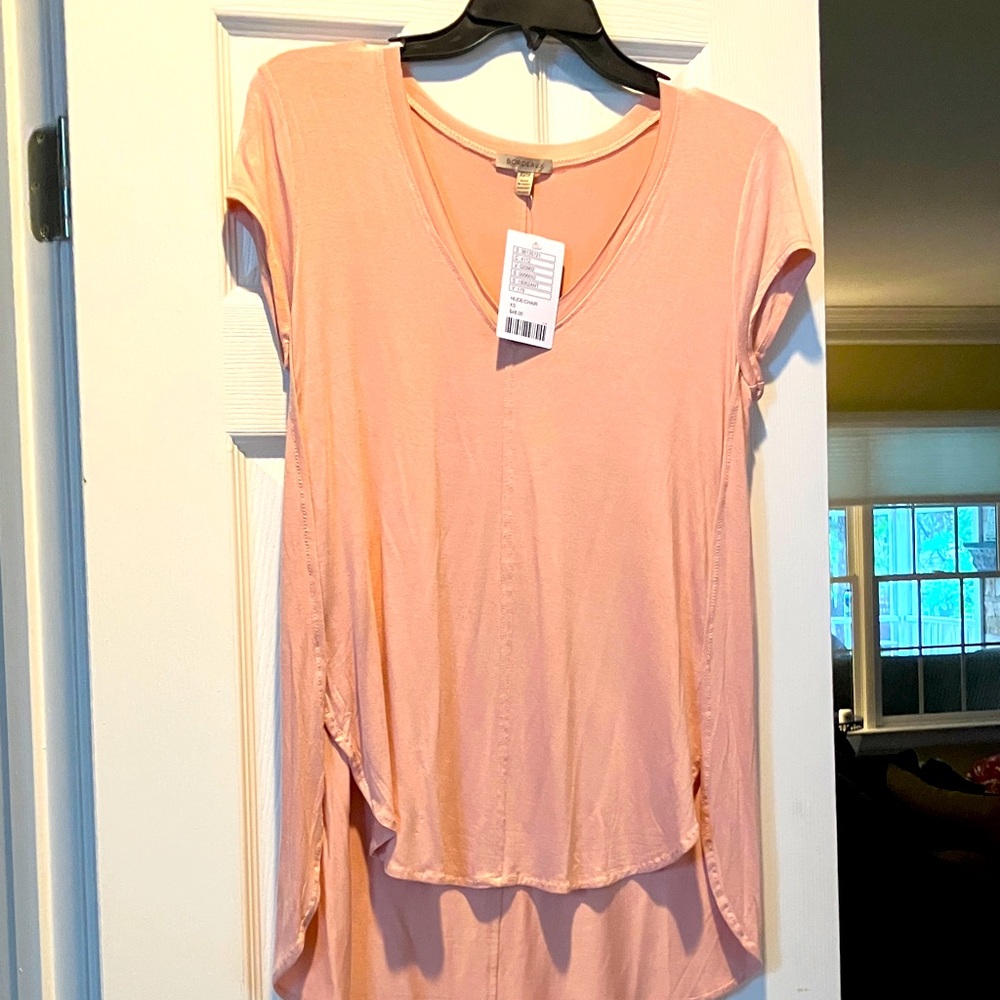 Dusty pinky V-Neck Women's Top